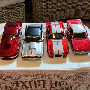 Metal Collector Cars - Dodge, Mustangs, Chevy